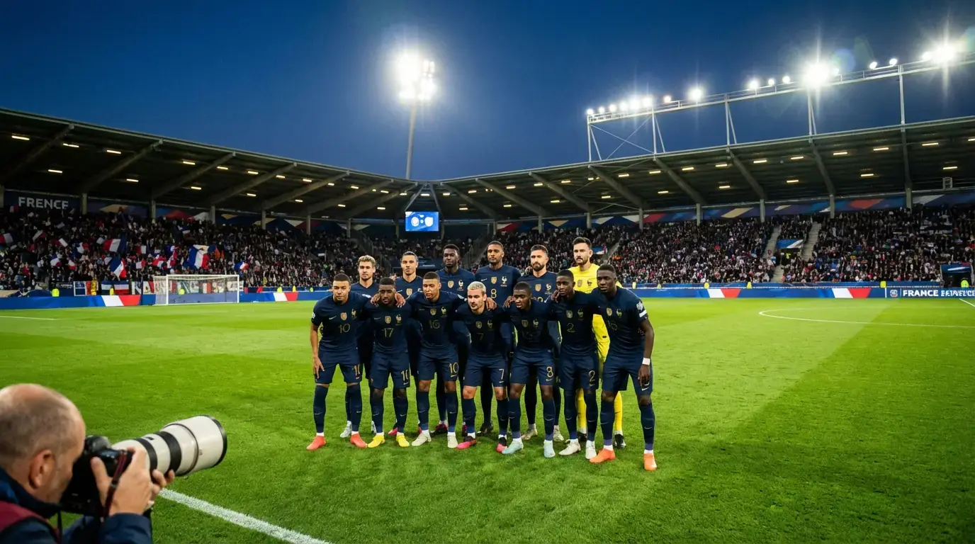 Francúzska futbalová reprezentácia Les Bleus na MS 2026 na futbalovom ihrisku