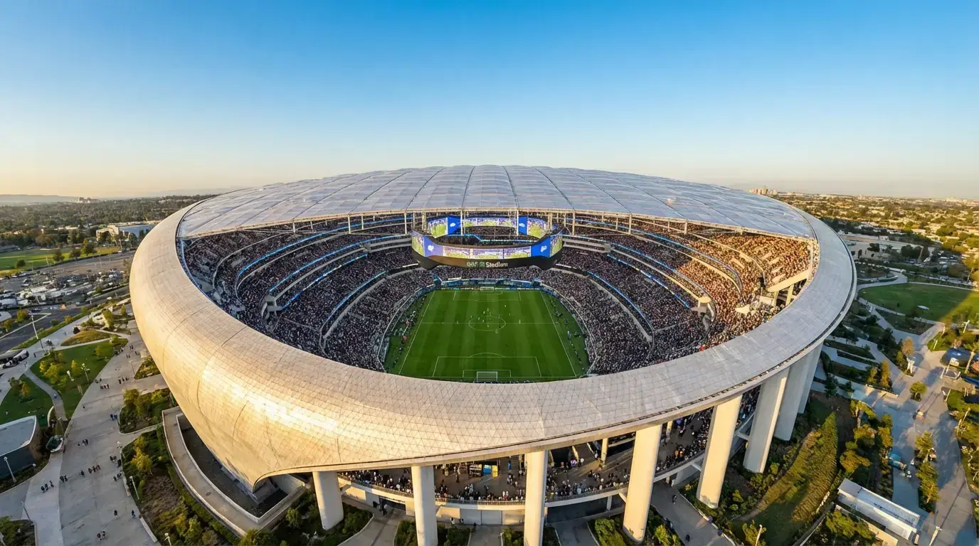 SoFi Stadium v Los Angeles - dejisko semifinále MS 2026