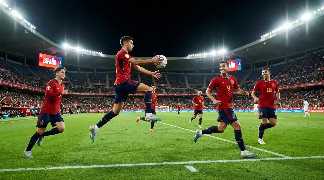 Španielska futbalová reprezentácia La Roja na MS 2026 na futbalovom ihrisku